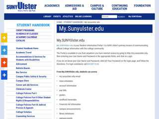 My.Sunyulster.edu