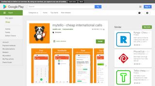 mytello - cheap international calls - Apps on Google Play - Mytello Portal