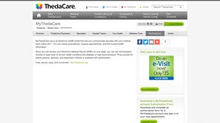 
                            5. MyThedaCare | Northeastern Wisconsin | ThedaCare - Thedacare Portal