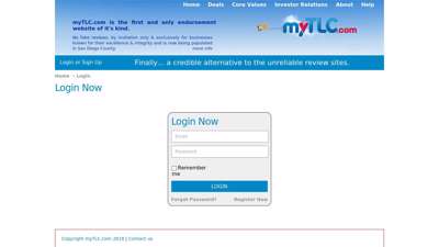 
                            4. myTLC.com :: Login