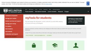 
                            1. myTools for students | Victoria University of Wellington - Vuw Email Portal