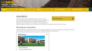 
                            2. myucdavis | UC Davis Student Housing and Dining Services - Uc Davis Housing Portal