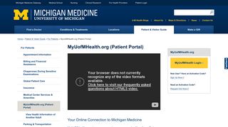 
MyUofMHealth.org (Patient Portal) | Michigan Medicine
