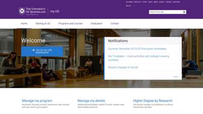 
                            10. my.UQ - University of Queensland