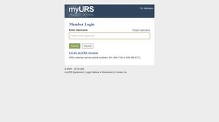 
                            4. myURS - Secure Online Services Login for URS Members