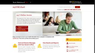 
myUSCchart | 24/7 access to your Keck Medicine of USC medical ...
