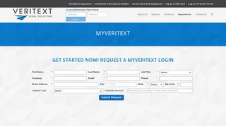 
                            1. MyVeritext - Veritext - Veritext Portal