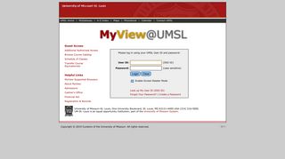 
                            5. MyView@UMSL: University of Missouri-St. Louis - Canvas Umsl Login