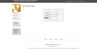 
                            2. MyVUMC Login - Vanderbilt University Medical Center - Vanderbilt Email Portal Page