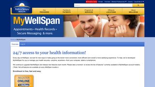 
                            2. MyWellSpan Patient Portal Log-in Page - WellSpan Health - My Wellspan Health Portal