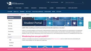 
                            5. myWLV - University of Wolverhampton - Hams Student Portal