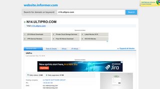 
n14.ultipro.com at Website Informer. UltiPro. Visit N 14 Ulti Pro.
