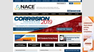 
                            2. NACE International - The Worldwide Corrosion Authority - NACE - Nace International Portal
