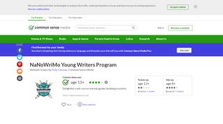 
                            8. NaNoWriMo Young Writers Program Website Review - Ywp Nanowrimo Portal