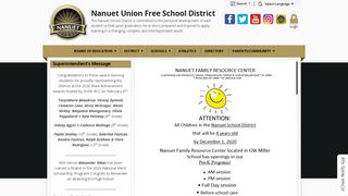 
                            7. Nanuet Union Free School District: Home Page - Echalk Com Portal