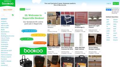 
                            9. Naperville bookoo - Buy and sell with your neighbors!