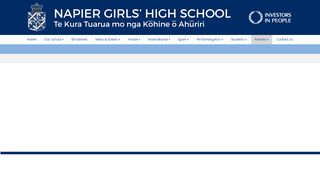 
                            1. Napier Girls' High School - Parent Portal - Sporty.co.nz - Napier Girls High School Parent Portal