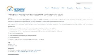 
                            7. NAR's Broker Price Opinion Resource (BPOR) Certification ...