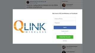 
                            9. Nathaniel Day - How do I subscribe to hotspot on my Qlink ... - Myqlink Portal Account