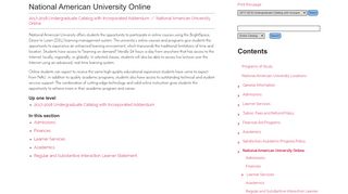 
                            7. National American University Online - National American University Distance Learning Portal