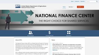 
                            4. National Finance Center: Home - National Finance Center's Employee Personal Page Portal