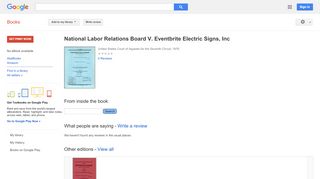 
                            8. National Labor Relations Board V. Eventbrite Electric Signs, Inc - Eventbrite Ca Sign In