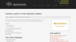 
                            9. National Liability & Fire Insurance Company | Ironwood ... - National Liability And Fire Insurance Company Portal