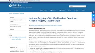 
                            3. National Registry of Certified Medical Examiners: National ... - National Registry Of Certified Medical Examiners Portal