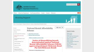 
                            4. National Rental Affordability Scheme | Department of Social Services ... - Nras Portal