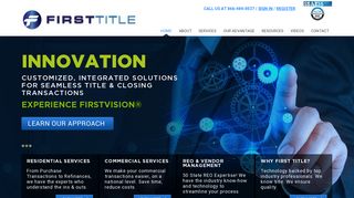 
                            2. National Title Company | First Title Services | Nationwide Title ... - First Title Online Portal