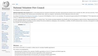 
                            2. National Volunteer Fire Council - Wikipedia - Nvfc Portal