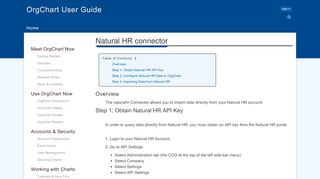 
                            8. Natural HR connector - OrgChart User Guide - Natural Hr Portal