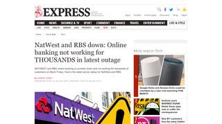 
                            11. NatWest and RBS down: Online banking not working for ... - Rbs Bankline Portal Problems