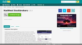 
                            8. NatWest Stockbrokers 1.1.1 Free Download - Natwest Stockbrokers Portal