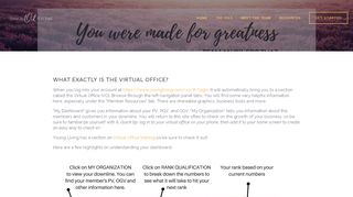 
                            8. NAVIGATING THE VIRTUAL OFFICE — An Oil For That - Young Living Dashboard Portal