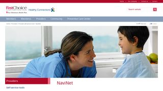 
                            4. NaviNet - Select Health of SC - First Choice Select Health Provider Portal