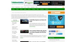 Nbc Sports Live Extra Login Hack - TvAddonsGuide.com