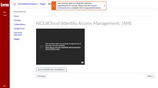 
                            6. NCEdCloud (Identity Access Management: IAM): Canvas ...