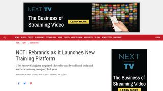 
NCTI Rebrands as It Launches New Training Platform ...  
