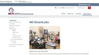 
                            8. ND SmartLabs | North Dakota Center for Distance Education - Smartlab Portal