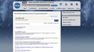 
ndc login email - NSSC Information Center - NASA
