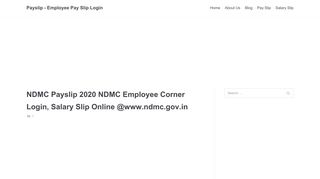 
                            5. NDMC Payslip - Payslip - Employee Pay Slip Online Login - Ndmc Employee Payslip Portal