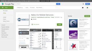
Nebo CU Mobile Services - Apps on Google Play  
