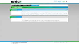 
                            2. Neobux not opening - NeoBux Forum - Neobux Portal Not Opening