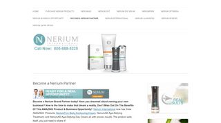
                            3. Nerium Brand Partner | Nerium International Skin Care Products - Nerium Brand Partner Portal Page