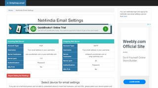
                            6. Net4india Email Settings | net4india.com SMTP, IMAP & POP ... - Webmail Net4 In Portal
