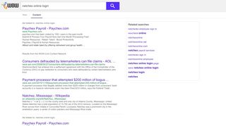 
                            5. netchex online login - WOW.com - Content Results