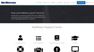 
                            1. NetMotion Support, Knowledge Base & Training | NetMotion Software - Netmotion Customer Portal