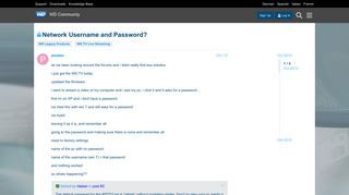 
                            4. Network Username and Password? - WD TV Live Streaming ... - Wd Live Portal Password
