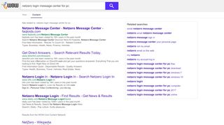 
                            9. netzero login message center for pc - WOW.com - Content Results - Netzero Messenger Portal